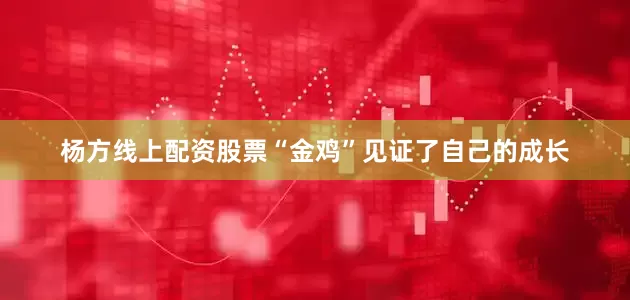 杨方线上配资股票“金鸡”见证了自己的成长